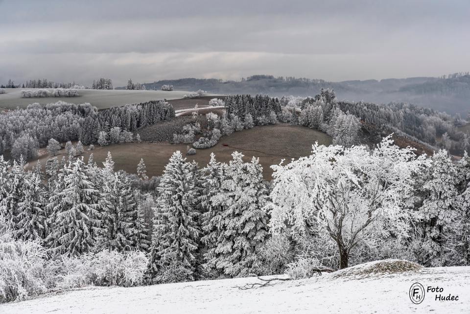 Mrazivá krajina Janovického potoka