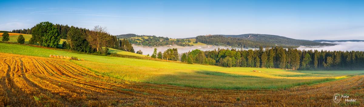 Panorama Žďárských vrchů s Blatinami