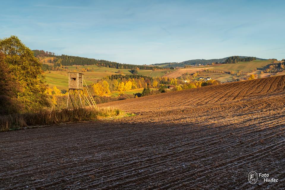 Podzimní posed nad Věcovem