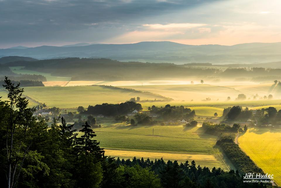 Ranní opar v Lanškrounské kotlině 1