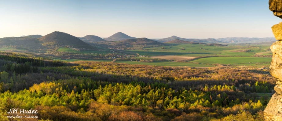 Večerní panorama z Oltáříku 3